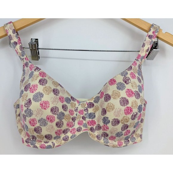 MODERN MOVEMENT BRA 32DDD Tan & polka dots - Picture 2 of 9